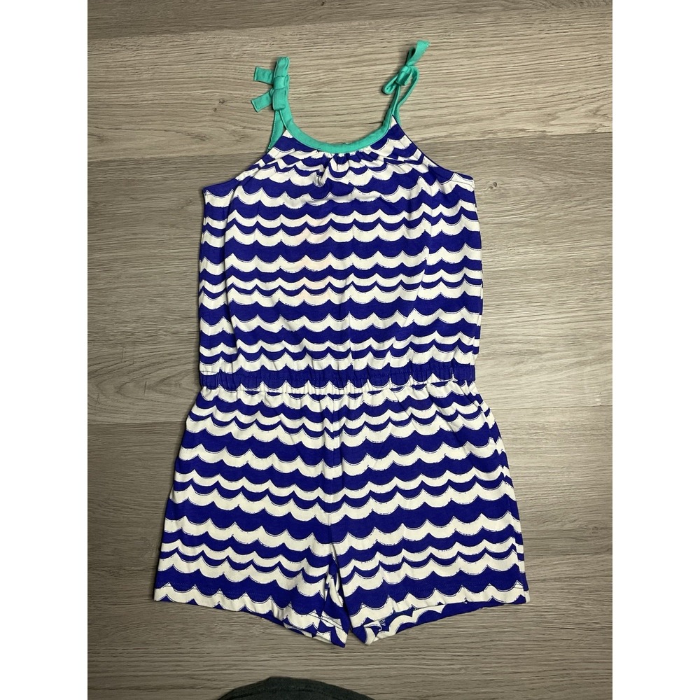 NWT Gymboree Striped Blue‎ Romper Size 6 Girls